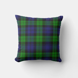 Cojín Decorativo Campbell Clan Tartan Plaid Black Watch