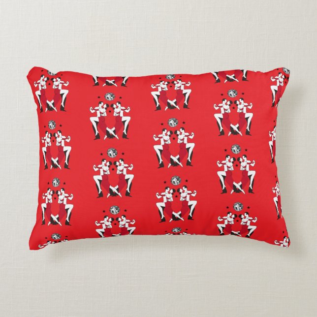 Cojín Decorativo Campeones de baile de salón de baile (Anverso)