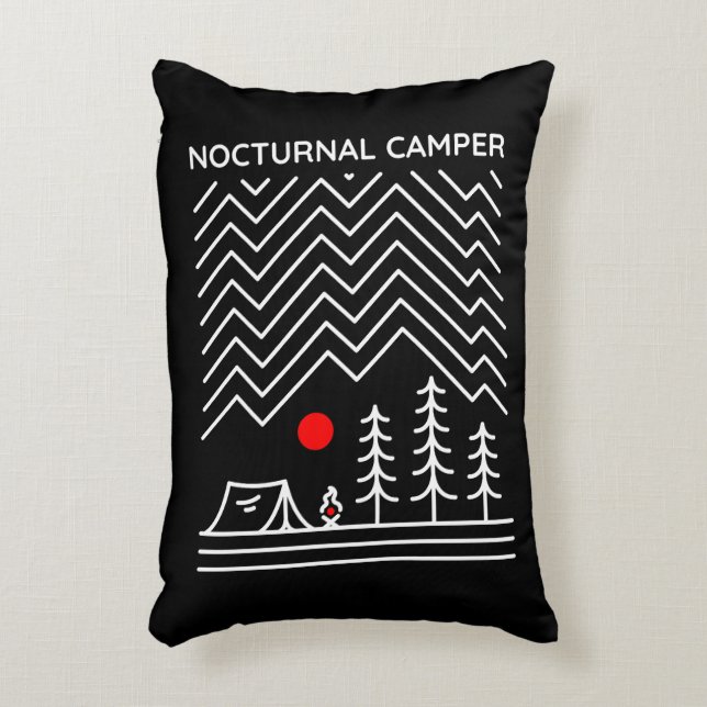 Cojín Decorativo Camper 3 nocturna (Frente (Vertical))