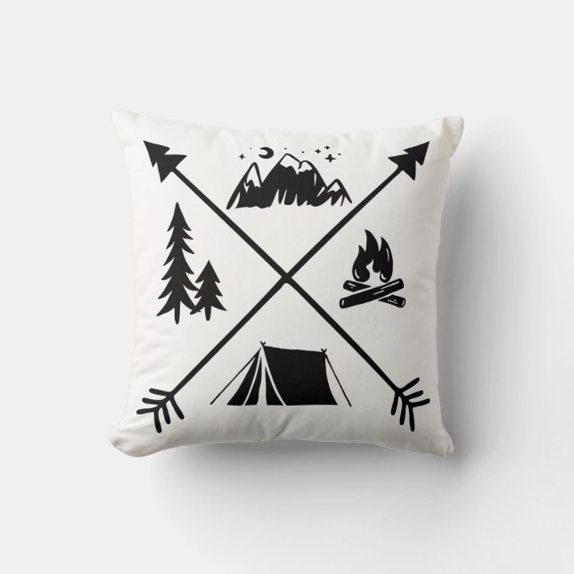Cojín Decorativo Camping Adventure (Anverso)