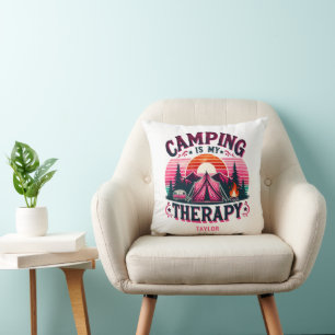 Cojín Decorativo Camping Es Mi Terapia