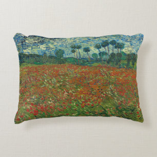 Cojín Decorativo Campo de amapola - Vincent van Gogh