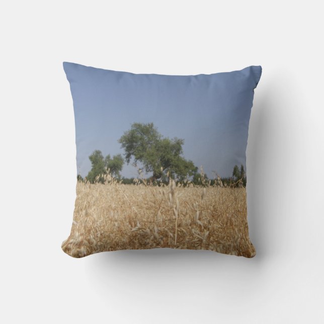 Cojín Decorativo Campo De Avena (Anverso)