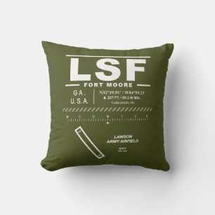 Cojín Decorativo Campo de Aviación del Ejército Lawson LSF