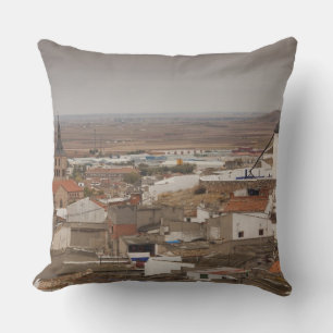 Cojín Decorativo Campo de Criptana, molinos de viento antiguos de L