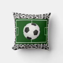 Campo De Fútbol Y Bolas