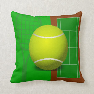 Cojín Decorativo Campo de tenis y estafas