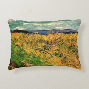Cojín Decorativo Campo de trigo con acianos de Vincent van Gogh