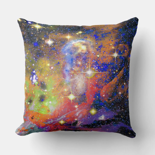 Cojín Decorativo Campo Estrella Lustre (Anverso)