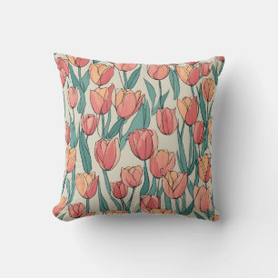 Cojín Decorativo Campo Tulip