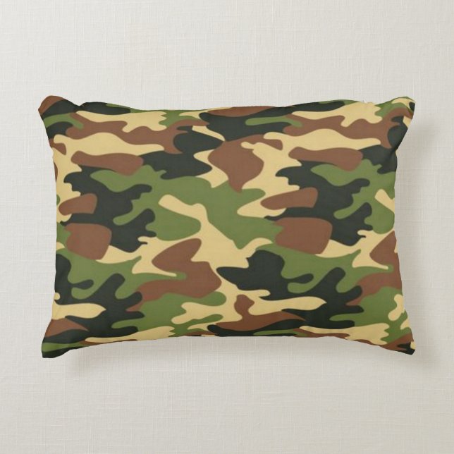 Cojín Decorativo Camuflaje 1 (Anverso)