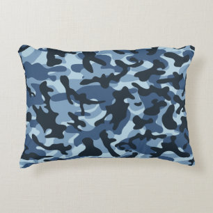 Cojín Decorativo Camuflaje azul