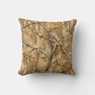 Cojín Decorativo Camuflaje de Bosque – Diseño de Naturaleza y Avent