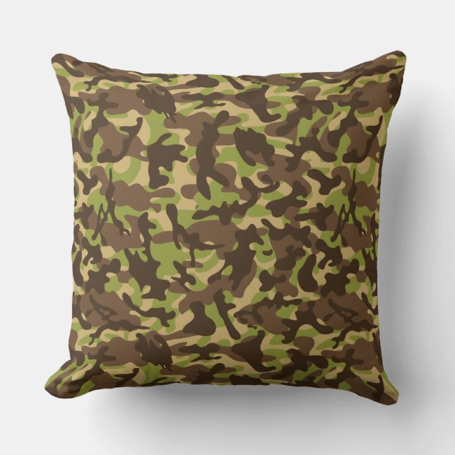 Cojín Decorativo Camuflaje en cascada (Anverso)