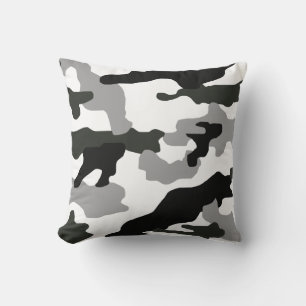 Cojín Decorativo Camuflaje gris urbano nº 15 estampado