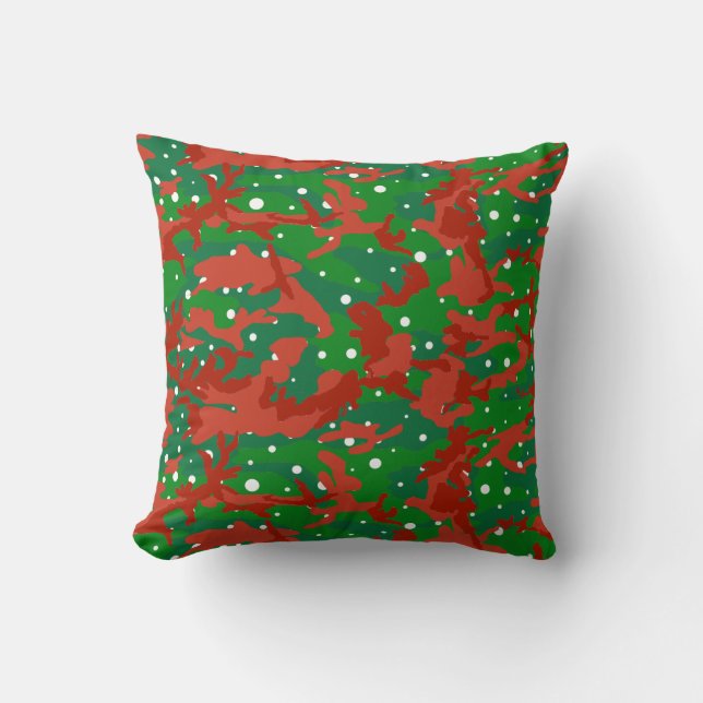 Cojín Decorativo Camuflaje Haus Of Camo Xmas (Anverso)