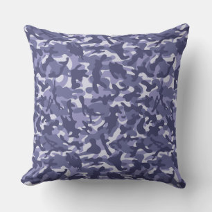 Cojín Decorativo Camuflaje naval púrpura