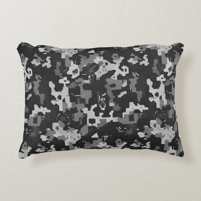 Cojín Decorativo Camuflaje Pixel Sigilo (Anverso)