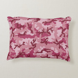 Cojín Decorativo Camuflaje rosa