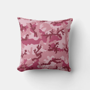Cojín Decorativo Camuflaje rosa