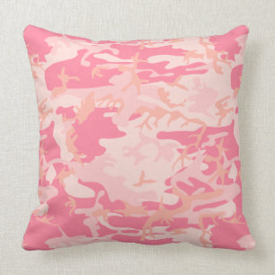 Cojín Decorativo Camuflaje rosa