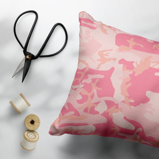 Cojín Decorativo Camuflaje rosa, ejército, ejército (Subido por el creador)