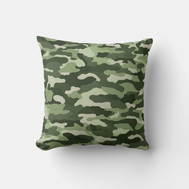 Cojín Decorativo Camuflaje verde (Anverso)