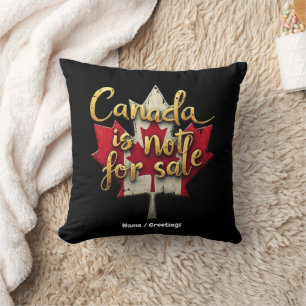 Cojín Decorativo Canadá No Está en Venta Celebrando el Orgullo Cana