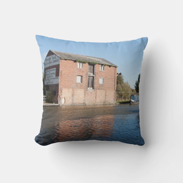 Cojín Decorativo Canal de Llangollen Inglaterra (Anverso)