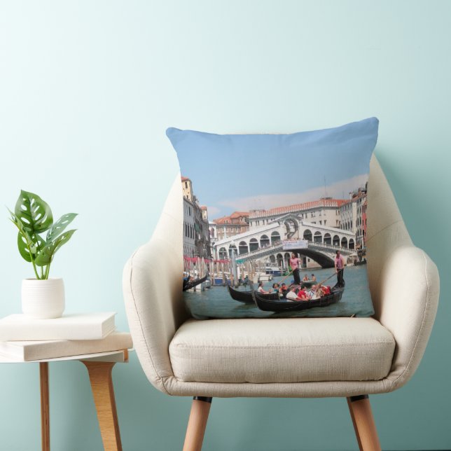 Cojín Decorativo Canal Pillow de Venecia (Silla)
