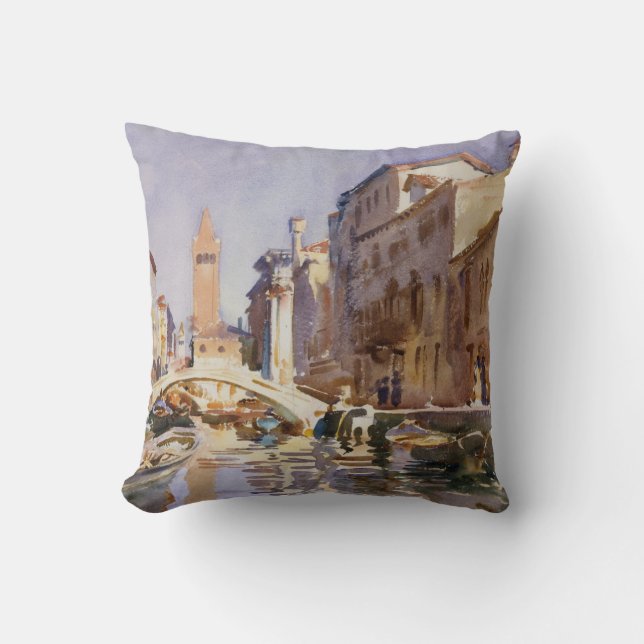 Cojín Decorativo Canal veneciano (Anverso)