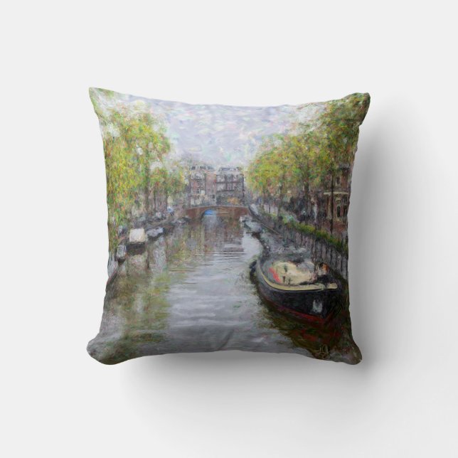 Cojín Decorativo Canales de Amsterdam Pillow (Anverso)