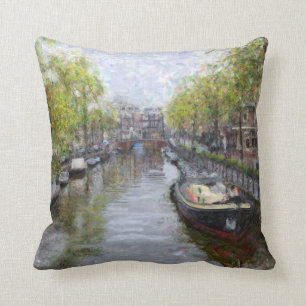 Cojín Decorativo Canales de Amsterdam Pillow