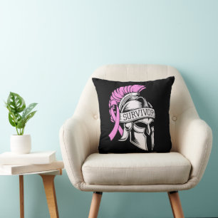 Cojín Decorativo Cáncer de Mama Superviviente