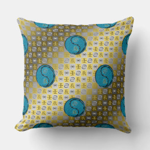 Cojín Decorativo Cáncer y Dragón de Agua