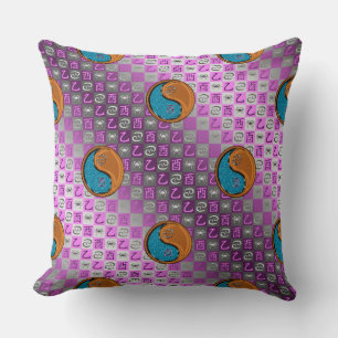 Cojín Decorativo Cáncer y Gallo de Madera