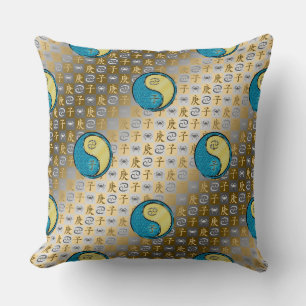 Cojín Decorativo Cáncer y Rata de Metal