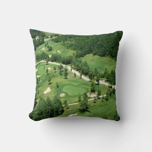 Cojín Decorativo Cancha de golf (Anverso)