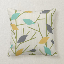 Cojín Decorativo Canción de pájaros