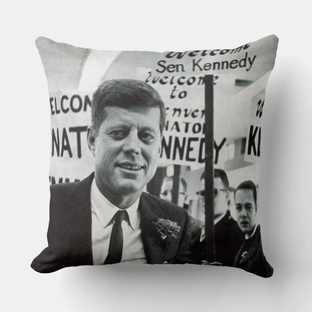 Cojín Decorativo Candidato Kennedy (Anverso)