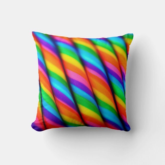 Cojín Decorativo Candy arcoiris (Anverso)