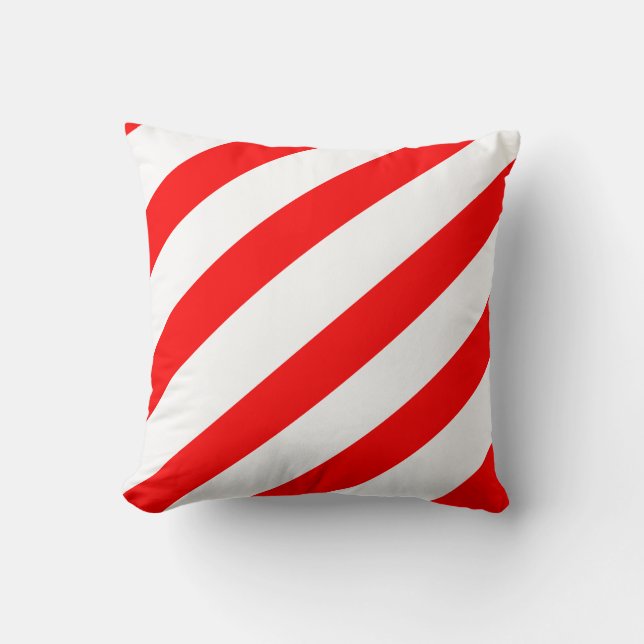 Cojín Decorativo Candy Cane Stripes (Anverso)