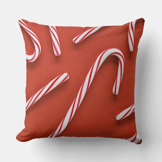 Cojín Decorativo Candy Canes (Anverso)