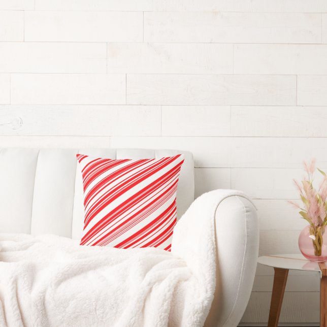 Cojín Decorativo Candy Canes Navidades Red Green Reversible 4Ann (Sofá)
