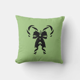 Cojín Decorativo Candy Canes with Pine Needles & Bow