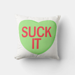 Cojín Decorativo Candy Heart - SUCK IT