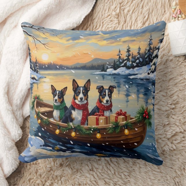 Cojín Decorativo Cane Corso Navidad Barco Fiesta (Manta)