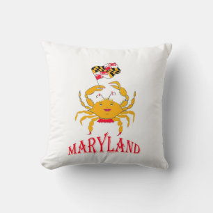 Cojín Decorativo Cangrejo de cerezo en Maryland, Estados Unidos