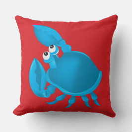 Cojín Decorativo cangrejo personalizado