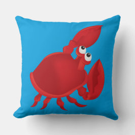 Cojín Decorativo Cangrejo rojo personalizado